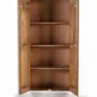 Wardrobe - Mango wood cabinet mirror details in white - GINER Y COLOMER