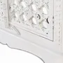 Wardrobe - Mango wood cabinet mirror details in white - GINER Y COLOMER