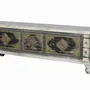 Storage boxes - Mango wood chest and aged white bronze details - GINER Y COLOMER