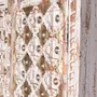 Wardrobe - Mango wood cabinet with aged ivory details - GINER Y COLOMER