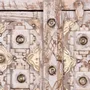 Wardrobe - Mango wood cabinet with aged ivory details - GINER Y COLOMER