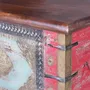 Boîtes de rangement  - Coffre en manguier rouge vieilli et merisier - GINER Y COLOMER