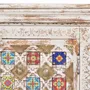TV stands - Mango wood TV cabinet with ceramic details - GINER Y COLOMER