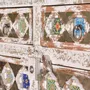 Wardrobe - Mango wood cabinet with ceramic and bronze details - GINER Y COLOMER