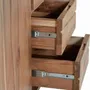 Sideboards - Acacia wood and metal sideboard - GINER Y COLOMER