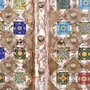 Wardrobe - Mango wood cabinet with ceramic and bronze details - GINER Y COLOMER