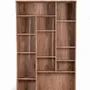 Bibliothèques - Bibliothèque en manguier marron 2 mètres - GINER Y COLOMER
