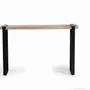 Consoles - Console en bois d'acacia et métal - GINER Y COLOMER
