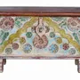 Storage boxes - Walnut-colored mango wood chest - GINER Y COLOMER