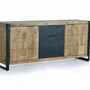 Buffets - Buffet en bois d'acacia et métal - GINER Y COLOMER