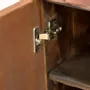 Sideboards - Sideboard in mango wood and dark brown bronze - GINER Y COLOMER