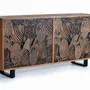 Sideboards - Carved acacia wood sideboard - GINER Y COLOMER