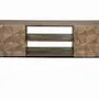 Meubles TV - Meuble TV en manguier et bronze marron foncé - GINER Y COLOMER