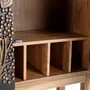 Wardrobe - Hand-carved acacia wood bottle cabinet - GINER Y COLOMER