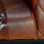 Chairs - Natural leather chair with metal legs - GINER Y COLOMER