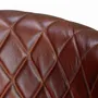 Chairs - Natural leather chair with metal legs - GINER Y COLOMER