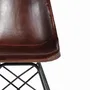 Chairs - Industrial style chair covered in natural leather - GINER Y COLOMER
