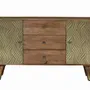 Sideboards - Mango wood and bronze sideboard - GINER Y COLOMER