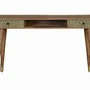 Bureaux - Bureau en bois de manguier avec détails en bronze - GINER Y COLOMER