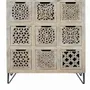 Chests of drawers - Chest of drawers in aged white mango wood - GINER Y COLOMER