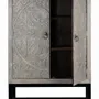 Wardrobe - Mango wood cabinet and aged gray metal legs - GINER Y COLOMER
