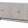Sideboards - Sideboard in aged white mango wood - GINER Y COLOMER
