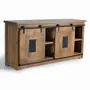 Sideboards - Industrial style sideboard in solid mango wood and metal - GINER Y COLOMER