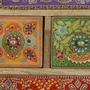 Coffee tables - Multicolored hand-painted mango wood coffee table - GINER Y COLOMER