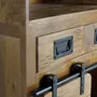 Sideboards - Bottle holder in mango wood and metal - GINER Y COLOMER