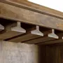Sideboards - Bottle holder in mango wood and metal - GINER Y COLOMER