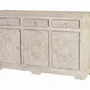 Sideboards - Sideboard in aged white mango wood - GINER Y COLOMER