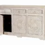 Sideboards - Sideboard in aged white mango wood - GINER Y COLOMER