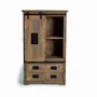 Wardrobe - Mango wood and metal wardrobe - GINER Y COLOMER