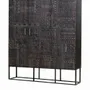Sideboards - Showcase in mango wood and dark walnut metal - GINER Y COLOMER