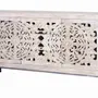 Sideboards - Buffet in mango wood and aged white metal - GINER Y COLOMER