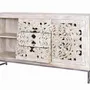 Sideboards - Buffet in mango wood and aged white metal - GINER Y COLOMER