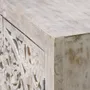 Sideboards - Mango wood sideboard, white and aged gray metal legs - GINER Y COLOMER