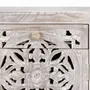 Coffee tables - Mango wood coffee table and white and gray metal legs - GINER Y COLOMER