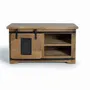 TV stands - Mango wood and metal TV cabinet - GINER Y COLOMER
