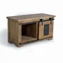 TV stands - Mango wood and metal TV cabinet - GINER Y COLOMER
