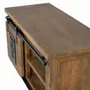 TV stands - Mango wood and metal TV cabinet - GINER Y COLOMER