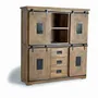Sideboards - Mango wood and metal dresser - GINER Y COLOMER
