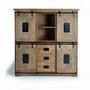 Sideboards - Mango wood and metal dresser - GINER Y COLOMER