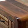 Night tables - Bedside table in aged walnut and gray mango wood - GINER Y COLOMER