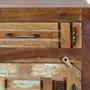 Night tables - Bedside table in aged walnut and gray mango wood - GINER Y COLOMER