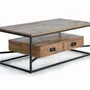 Tables basses - Table basse en bois de manguier et métal - GINER Y COLOMER