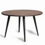 Dining Tables - Acacia wood dining table and metal legs - GINER Y COLOMER