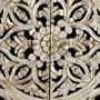 Buffets - Buffet 2 portes en bois de manguier sculptée et feuille d'argent - GINER Y COLOMER