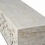 Boîtes de rangement - Coffre en manguier et pieds en métal blanc vieilli - GINER Y COLOMER