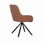 Chairs - Set of 2 fabric covered swivel chairs - GINER Y COLOMER